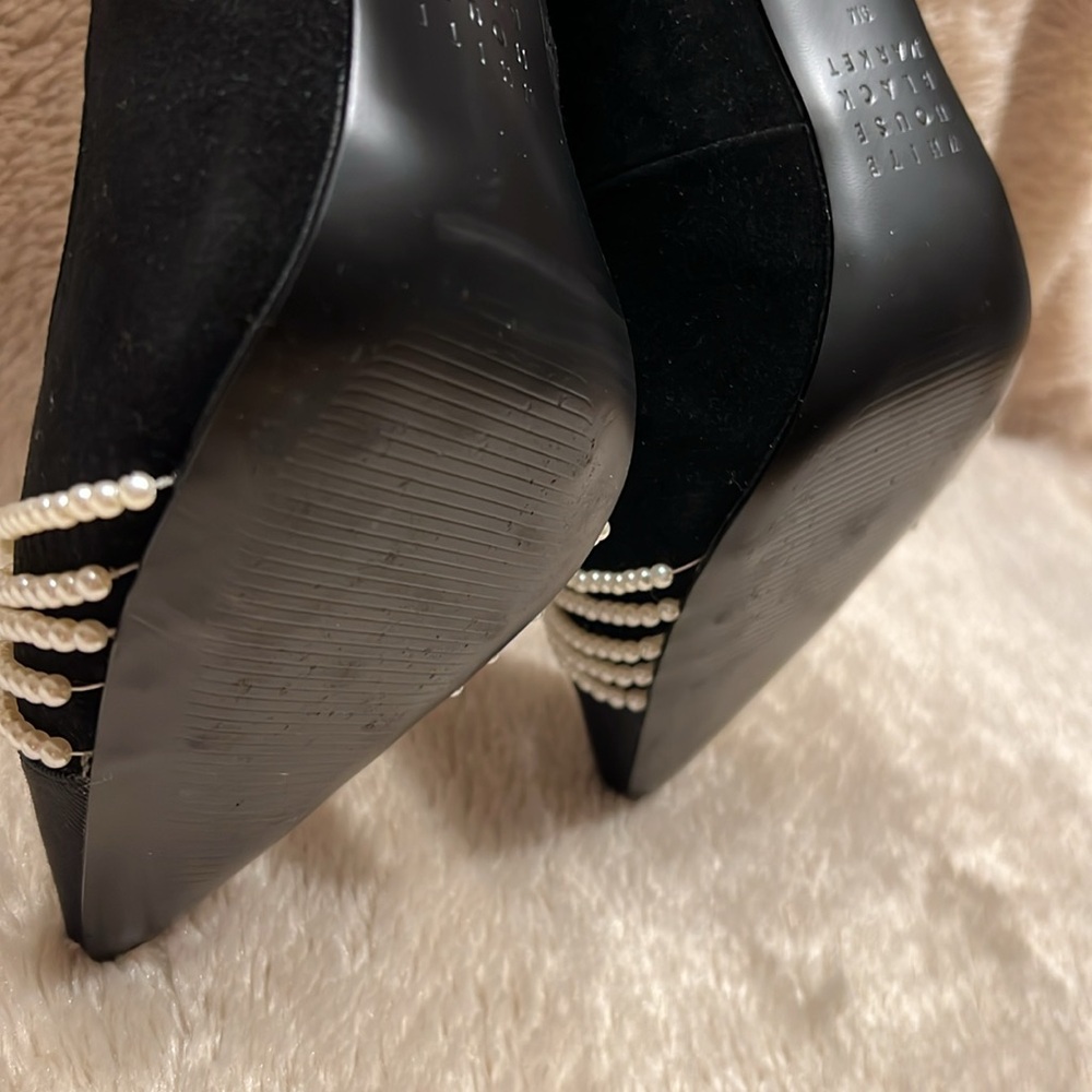 WHBM White House Black Market Pearl Knot High Heel Pump - Picture 11 of 17